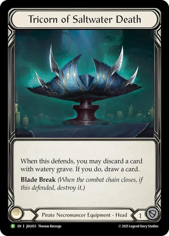 Tricorn of Saltwater Death [JDG053] (Promo)  Cold Foil