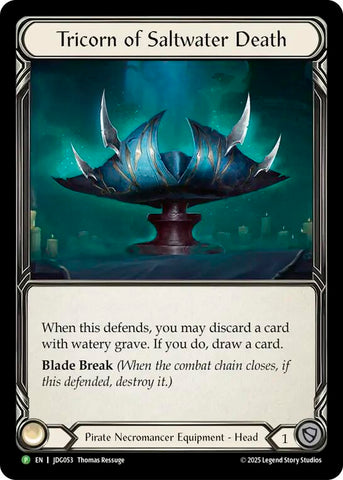 Tricorn of Saltwater Death [JDG053] (Promo)  Cold Foil