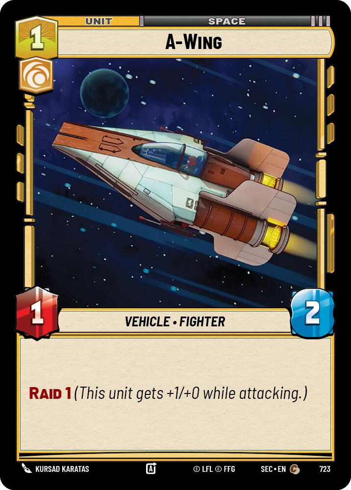 A-Wing - Wing (723) (Foil) (723) (723) [Secrets of Power]