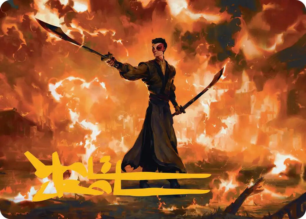 Zuko, Conflicted Art Card (Gold-Stamped Signature) [Avatar: The Last Airbender Art Series]