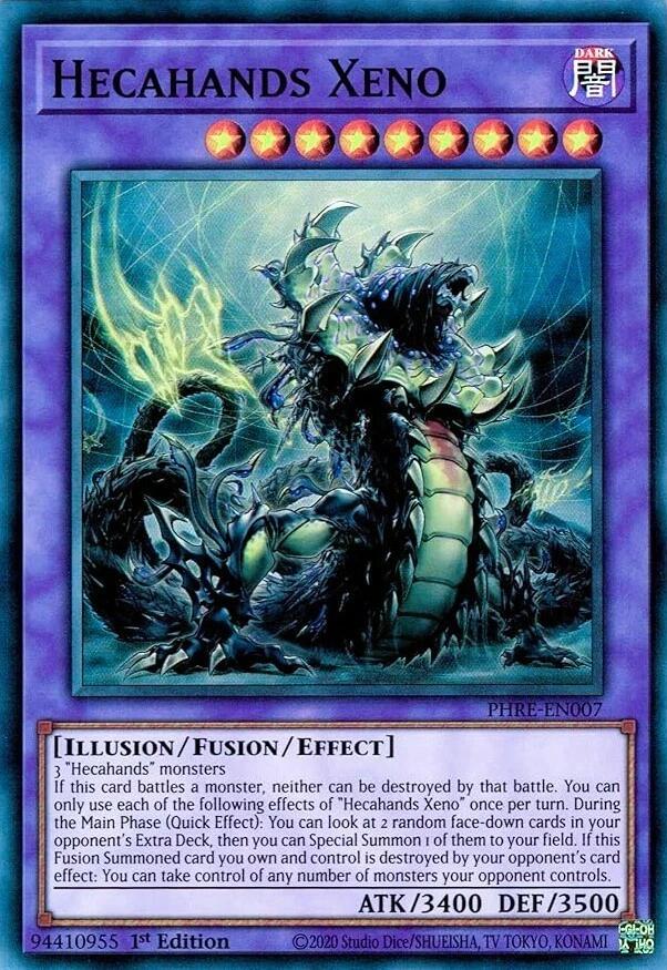 Hecahands Xeno [PHRE-EN007] Super Rare