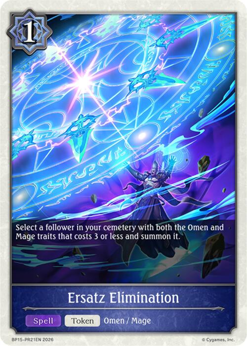 Ersatz Elimination - PR21 (BP15-PR21EN) [Trial of the Omens]