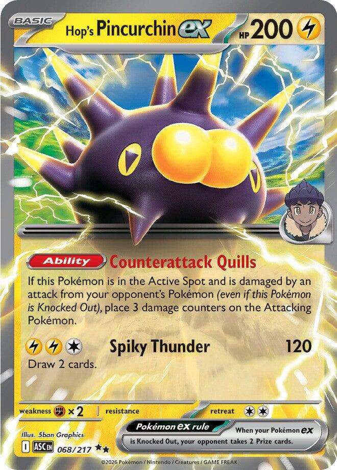 Hop's Pincurchin ex (068/217) [Mega Evolution: Ascended Heroes]