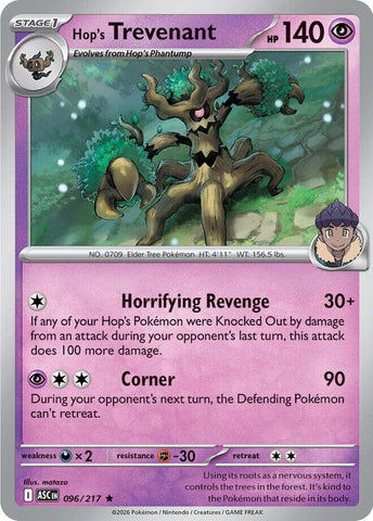 Hop's Trevenant (096/217) [Mega Evolution: Ascended Heroes]