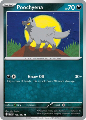 Poochyena (128/217) [Mega Evolution: Ascended Heroes]