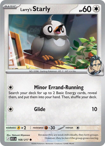 Larry's Starly (168/217) [Mega Evolution: Ascended Heroes]