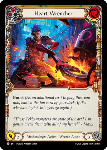 Heart Wrencher (Yellow) (Regular) [PEN076] (Compendium of Rathe)