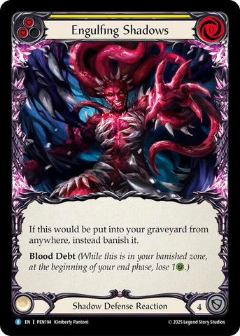 Engulfing Shadows (Yellow) (Regular) [PEN194] (Compendium of Rathe)