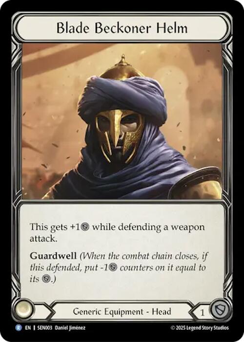 Blade Beckoner Helm [SEN003] (GEM Pack 2)