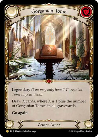 Gorganian Tome (Gold) [ANQ020] (Compendium of Rathe - Antiquity Pack)