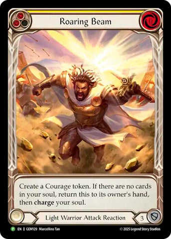 Roaring Beam [GEM129] (GEM Pack 4)  Rainbow Foil