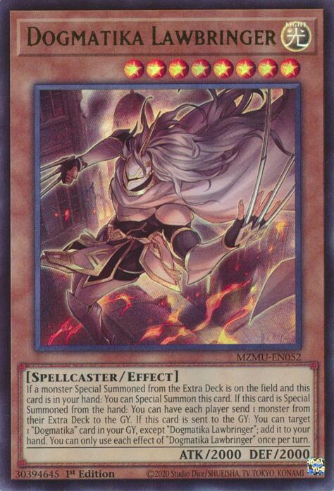 Dogmatika Lawbringer [MZMU-EN052] Ultra Rare