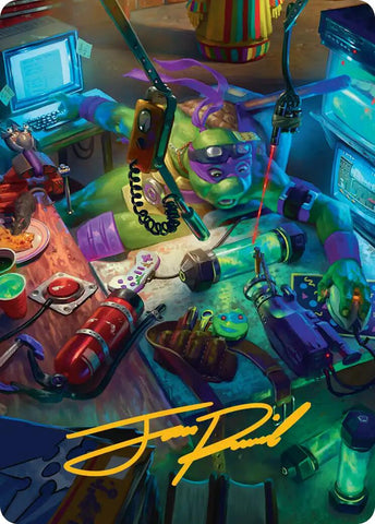 Donatello, the Brains Art Card (Gold-Stamped Signature) [Teenage Mutant Ninja Turtles Art Series]