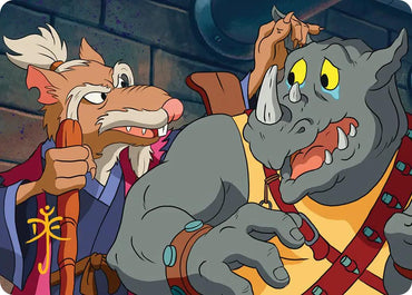 Splinter's Technique Art Card (Gold-Stamped Signature) [Teenage Mutant Ninja Turtles Art Series]