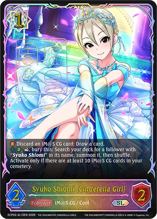 Syuko Shiomi [Cinderella Girl] (ECP02-SL13EN) [THE IDOLM@STER CINDERELLA GIRLS EX Crossover Set]