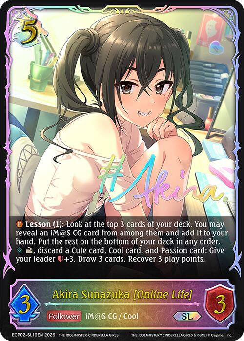 Akira Sunazuka [Online Life] (ECP02-SL19EN) [THE IDOLM@STER CINDERELLA GIRLS EX Crossover Set]