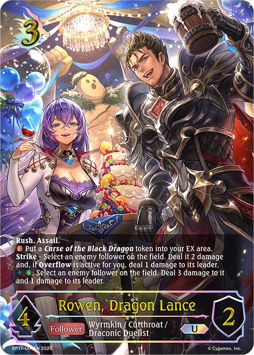 Rowen, Dragon Lance (BP17-U06EN) [Convergent Destinies]