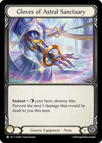 Gloves Of Astral Sanctuary [LGS454] (Promo)  Cold Foil