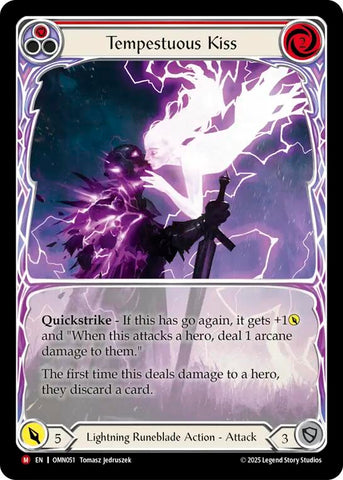 Tempestuous Kiss (Extended Art) [OMN051] (Omens of the Third Age)  Cold Foil