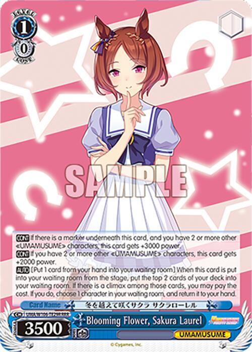 Blooming Flower, Sakura Laurel (UMA/W106-TE29R) [Umamusume: Pretty Derby]