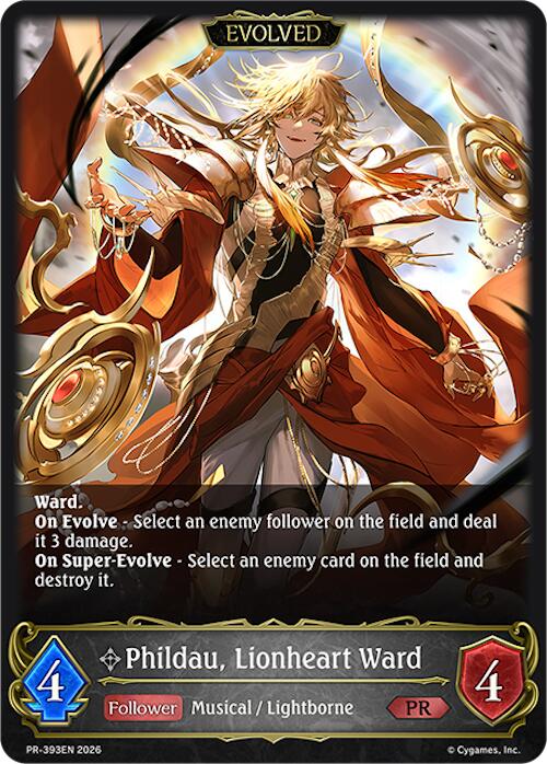 Phildau, Lionheart Ward (Evolved) (PR-393EN) [Promotional Cards]