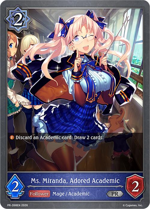 Ms. Miranda, Adored Academic (PR-398EN) [Promotional Cards]