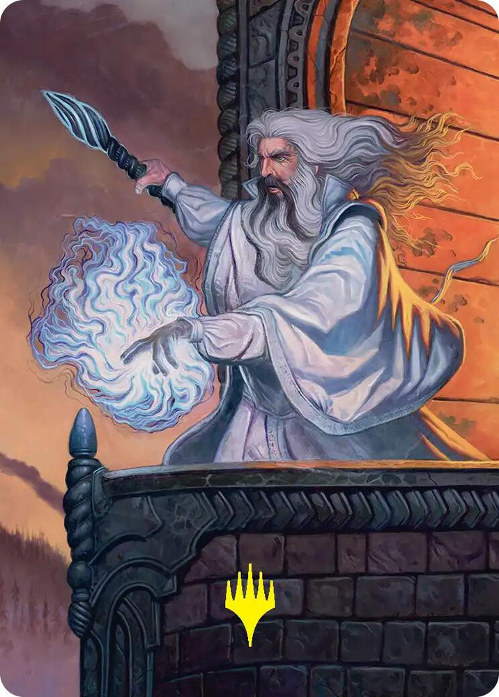 Saruman of Many Colors Art Card (Gold-Stamped) [The Hobbit Art Series]