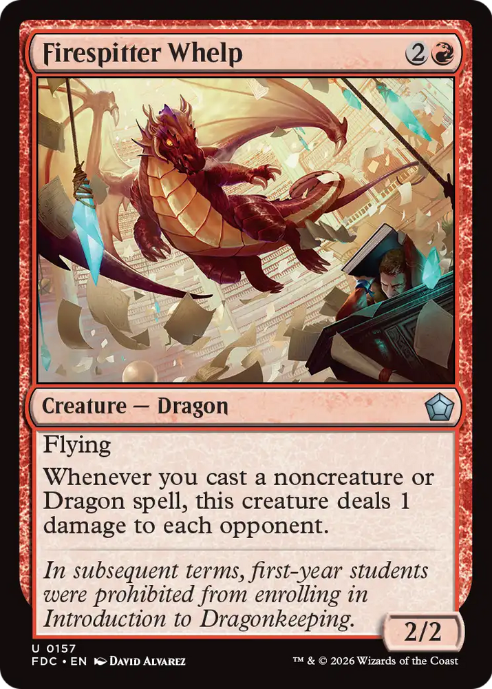 Firespitter Whelp [Foundations Commander]