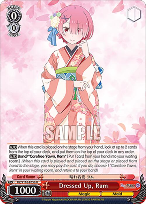 Dressed Up, Ram (RZ/S116-E056) [Re:ZERO -Starting Life in Another World- Vol.3]