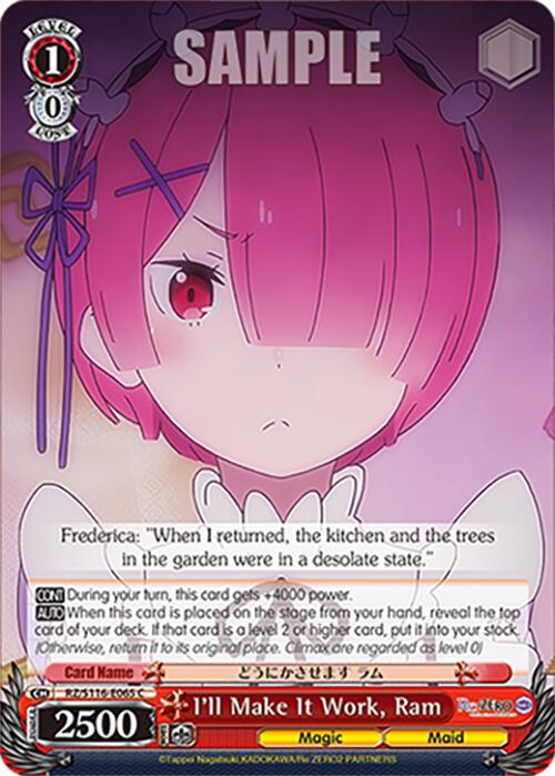 I'll Make It Work, Ram (RZ/S116-E065) [Re:ZERO -Starting Life in Another World- Vol.3]