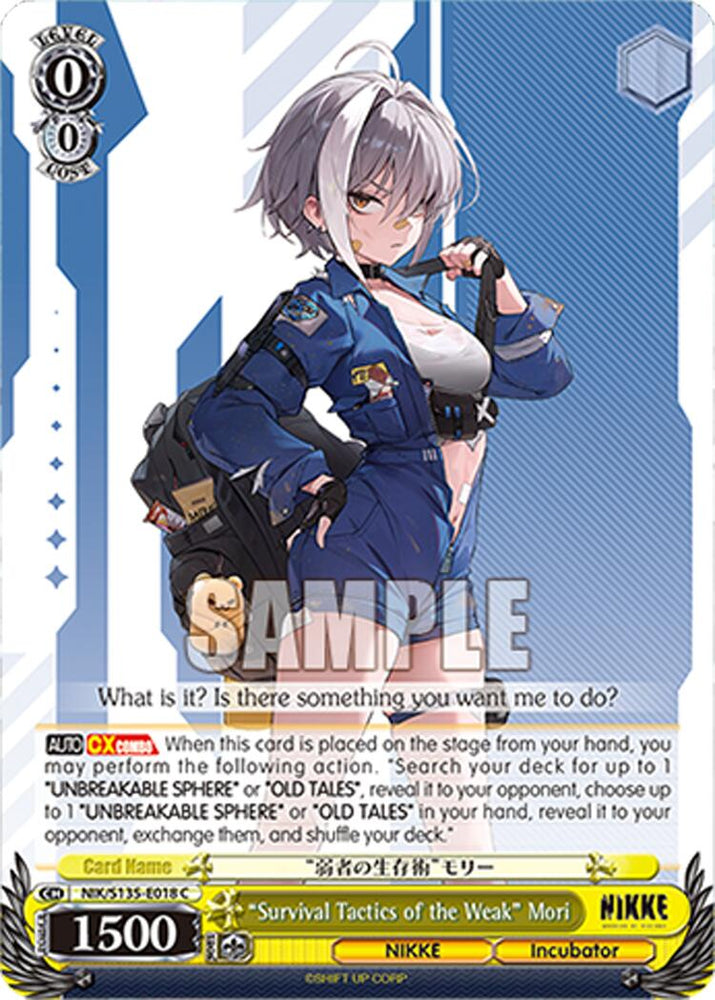 "Survival Tactics of the Weak" Mori (NIK/S135-E018) [GODDESS OF VICTORY: NIKKE Vol.2]