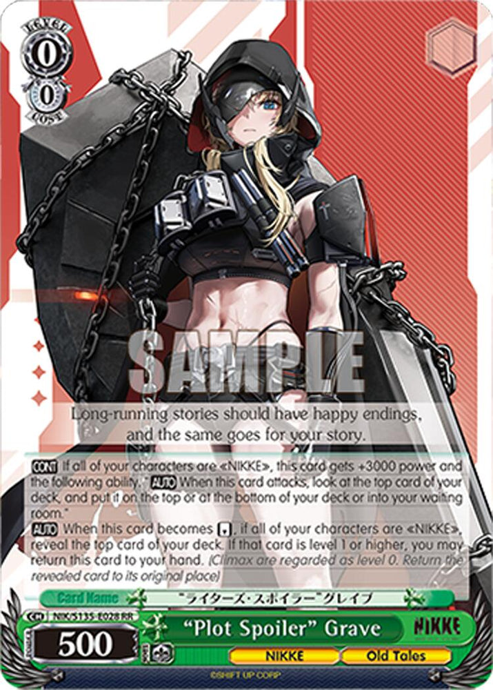 "Plot Spoiler" Grave (NIK/S135-E028) [GODDESS OF VICTORY: NIKKE Vol.2]