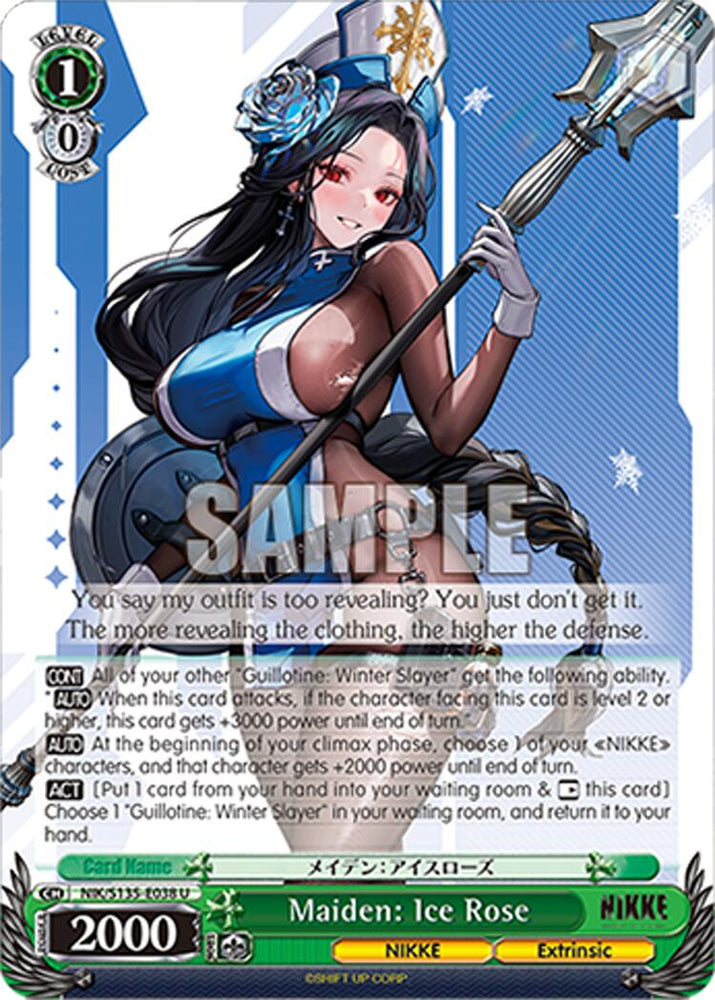 Maiden: Ice Rose (NIK/S135-E038) [GODDESS OF VICTORY: NIKKE Vol.2]
