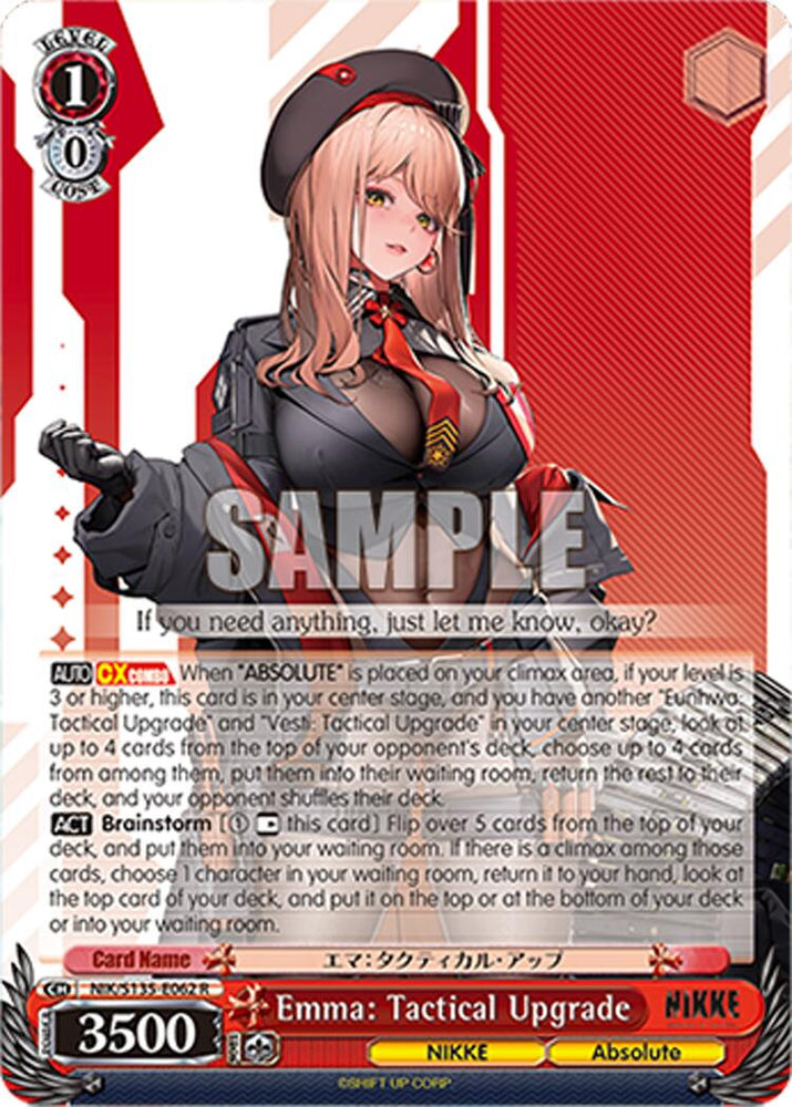 Emma: Tactical Upgrade (NIK/S135-E062) [GODDESS OF VICTORY: NIKKE Vol.2]