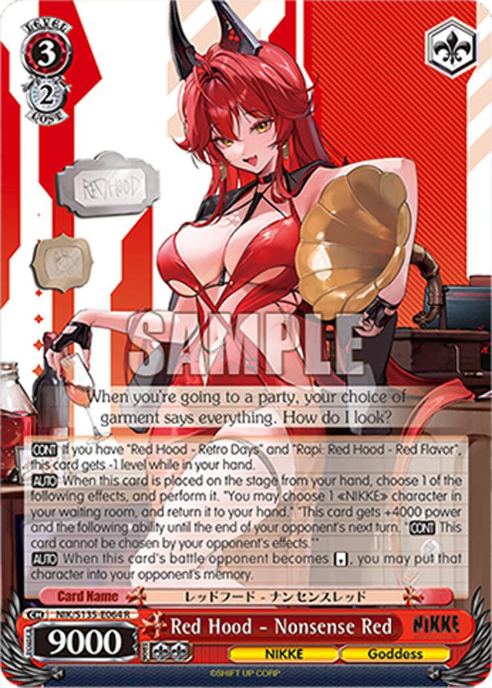 Red Hood - Nonsense Red (NIK/S135-E064) [GODDESS OF VICTORY: NIKKE Vol.2]