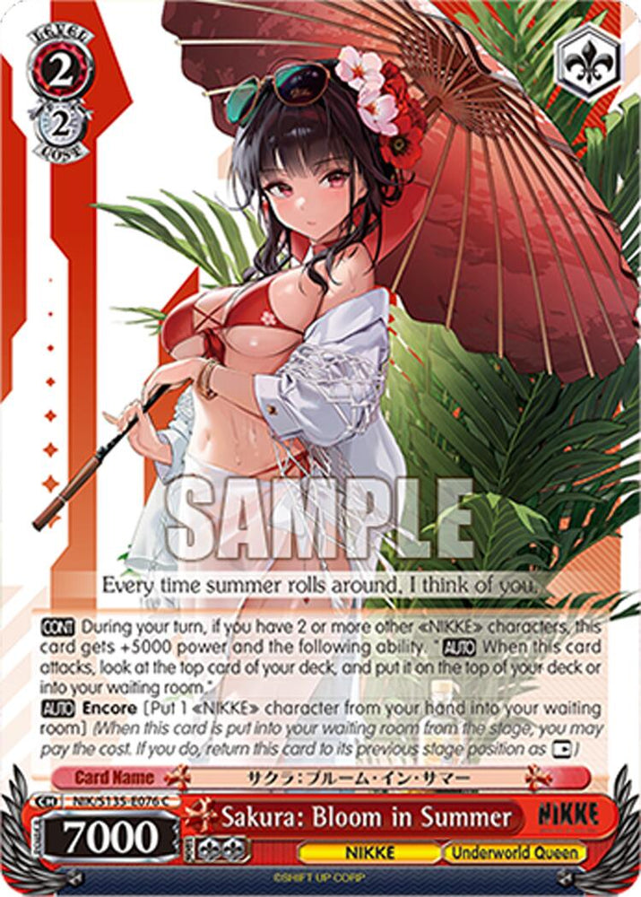 Sakura: Bloom in Summer (NIK/S135-E076) [GODDESS OF VICTORY: NIKKE Vol.2]