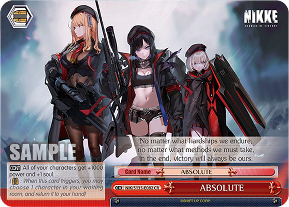 ABSOLUTE (NIK/S135-E082) [GODDESS OF VICTORY: NIKKE Vol.2]