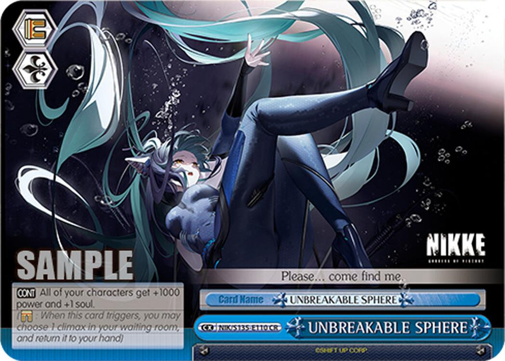 UNBREAKABLE SPHERE (NIK/S135-E110) [GODDESS OF VICTORY: NIKKE Vol.2]
