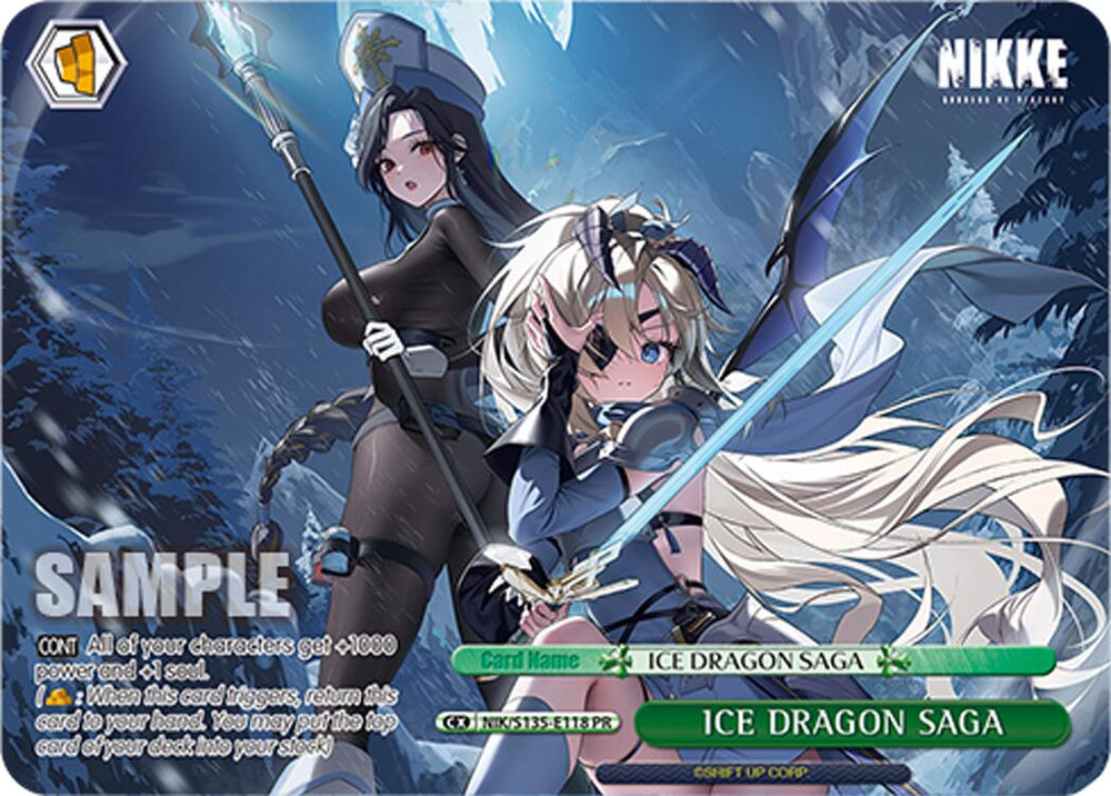 ICE DRAGON SAGA (NIK/S135-E118) (PR) [GODDESS OF VICTORY: NIKKE Vol.2]
