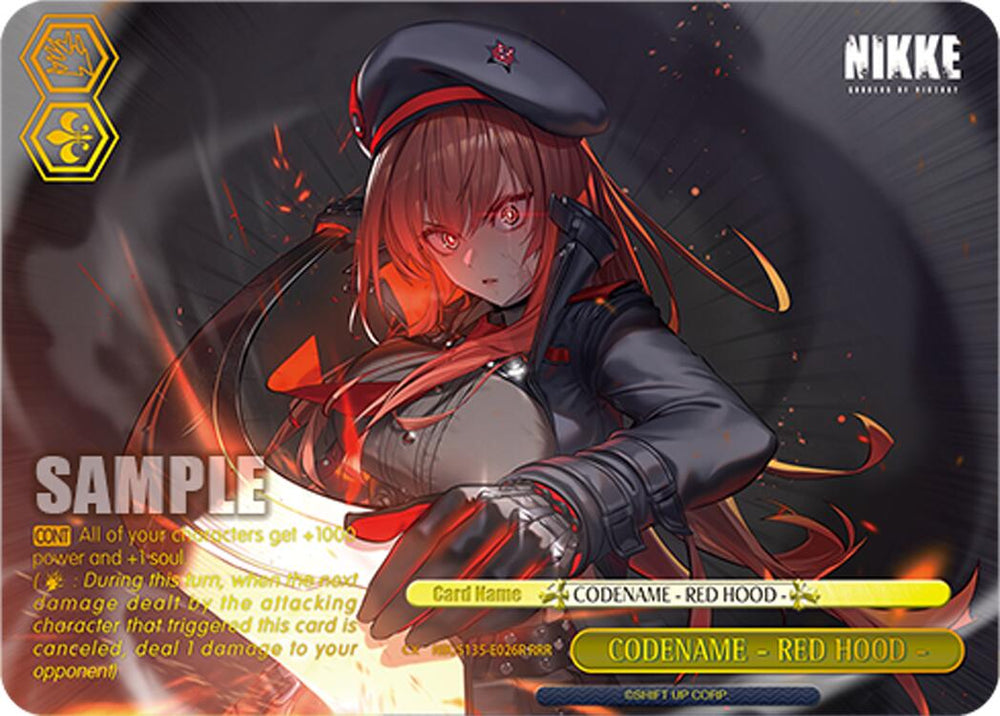 CODENAME - RED HOOD - (NIK/S135-E026R) (RRR) [GODDESS OF VICTORY: NIKKE Vol.2]