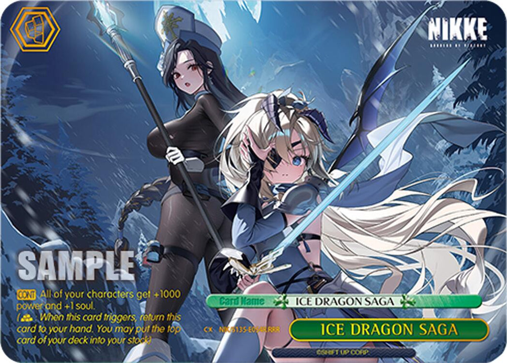 ICE DRAGON SAGA (NIK/S135-E054R) (RRR) [GODDESS OF VICTORY: NIKKE Vol.2]