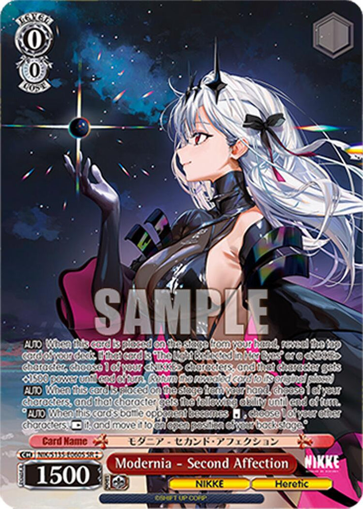 Modernia - Second Affection (NIK/S135-E060S) (SR) [GODDESS OF VICTORY: NIKKE Vol.2]