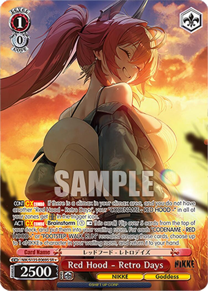Red Hood - Retro Days (NIK/S135-E069S) (SR) [GODDESS OF VICTORY: NIKKE Vol.2]