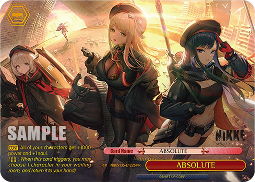ABSOLUTE (NIK/S135-E122S) (PR) (Foil) [GODDESS OF VICTORY: NIKKE Vol.2]