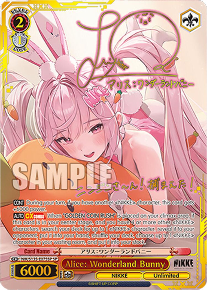 Alice: Wonderland Bunny (NIK/S135-E075SP) [GODDESS OF VICTORY: NIKKE Vol.2]