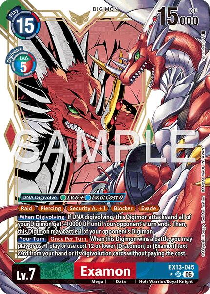 Examon [EX13-045] (Alternate Art) [Chivalrous XIII]