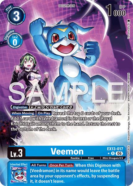 Veemon [EX13-017] (Extended Art) [Chivalrous XIII]