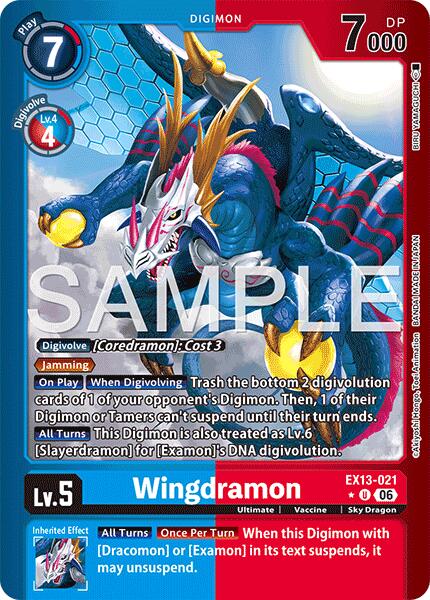 Wingdramon [EX13-021] (Limited Foil) [Chivalrous XIII]