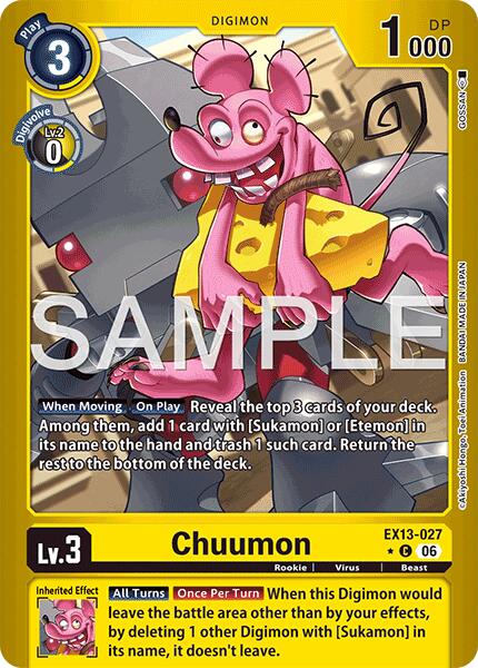 Chuumon [EX13-027] (Limited Foil) [Chivalrous XIII]