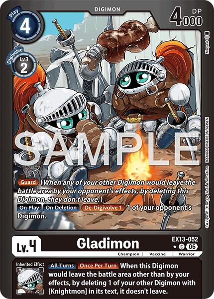 Gladimon [EX13-052] (Limited Foil) [Chivalrous XIII]